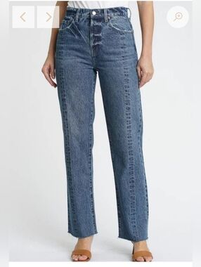 Pistola Cassie Jeans Woodstock  Straigh Leg High Raise Size 25
